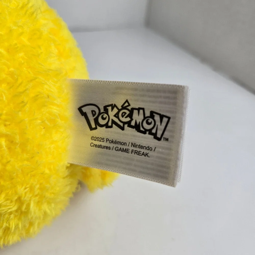 2025 Pokemon Nintendo Jazwares Pikachu Fluffy Shaggy Plush Stuffed Animal
